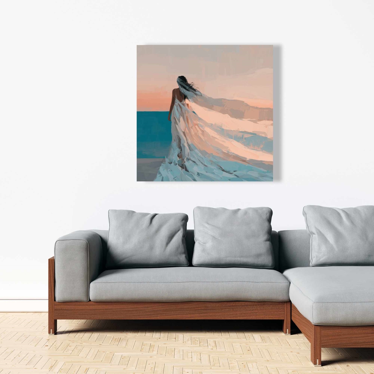 C1RC3636RFST3F Whispers of the Breeze Canvas Art for Home Decor - 36 x 36 in.
