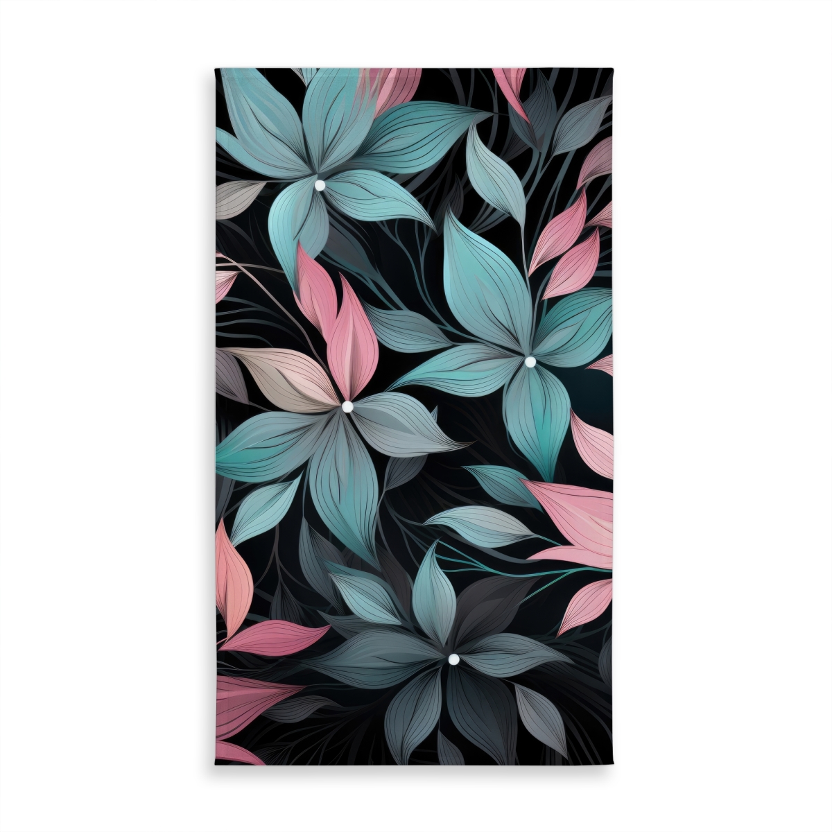 Picture of MWW C1TCLRGEDW2KD8 58 x 102 in. Desaturated Flowers Pink Tablecloth - Indoor & Outdoor Decor