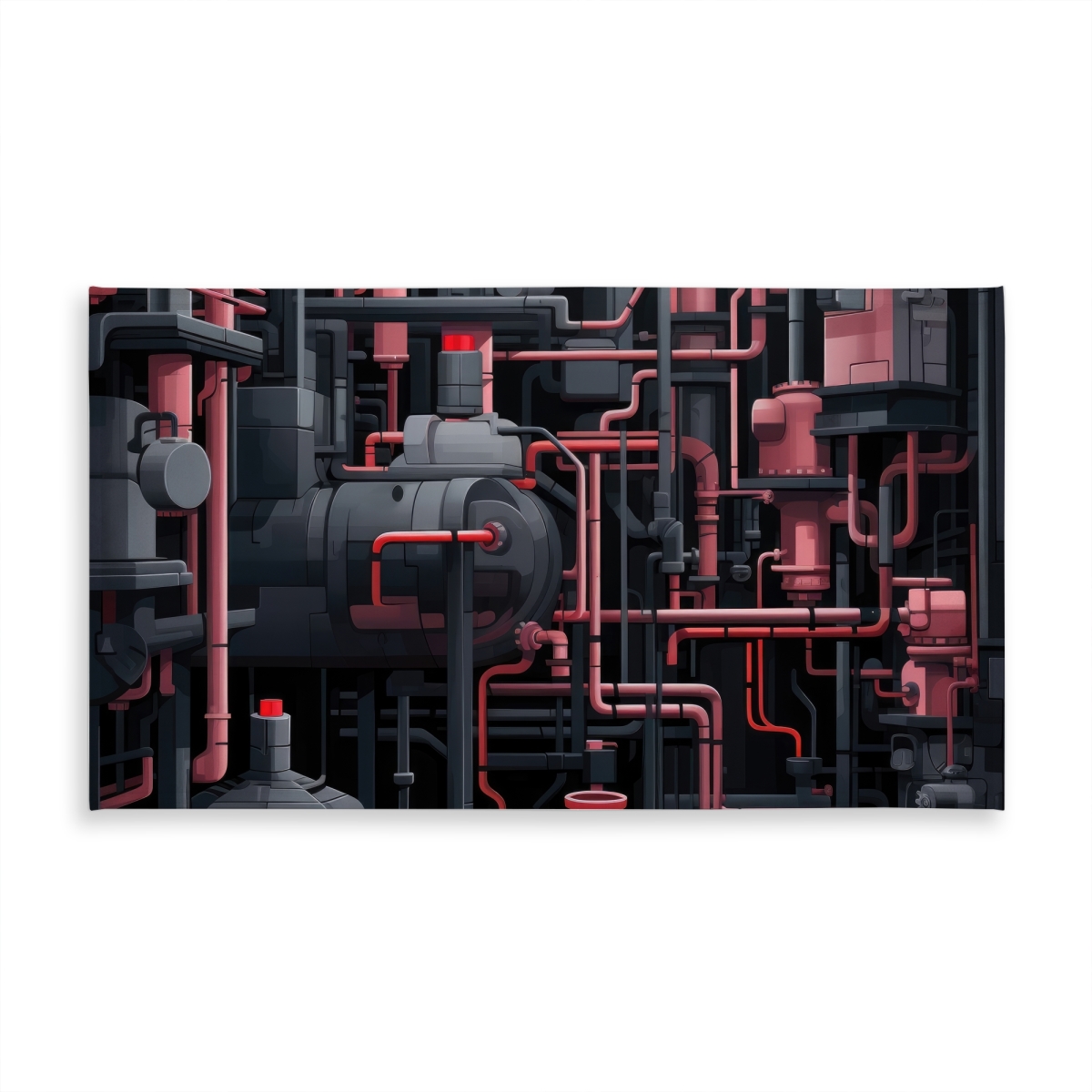 Picture of MWW C1TCLRGE3IZG9W 58 x 102 in. Dark Pipes Gray Indoor & Outdoor Tablecloth for Home Decor