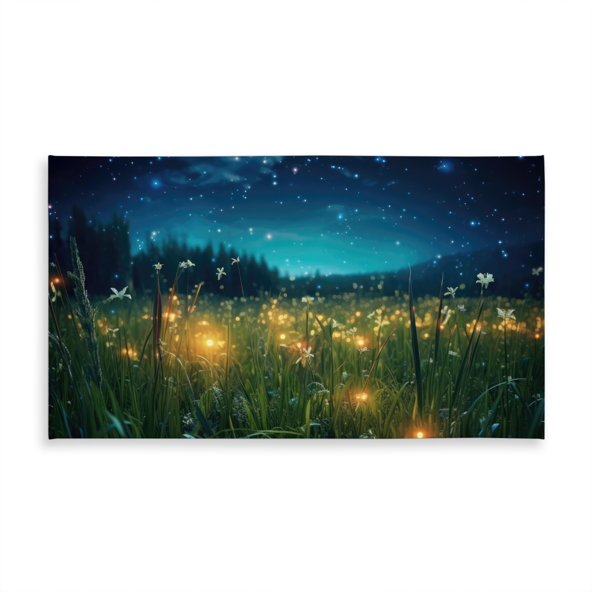 Picture of MWW C1TCLRGE6HGVPN 58 x 102 in. Fireflies at Night Tablecloth - Green Indoor & Outdoor Decor