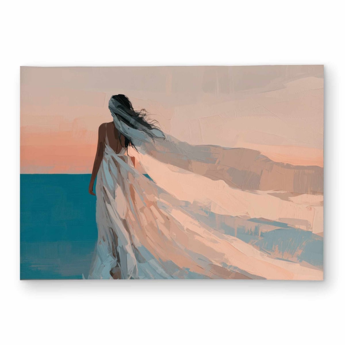 C1ROAR57ABSVLD Whispers of the Breeze Outdoor Area Rug for Home Decor - 5 x 7 ft.
