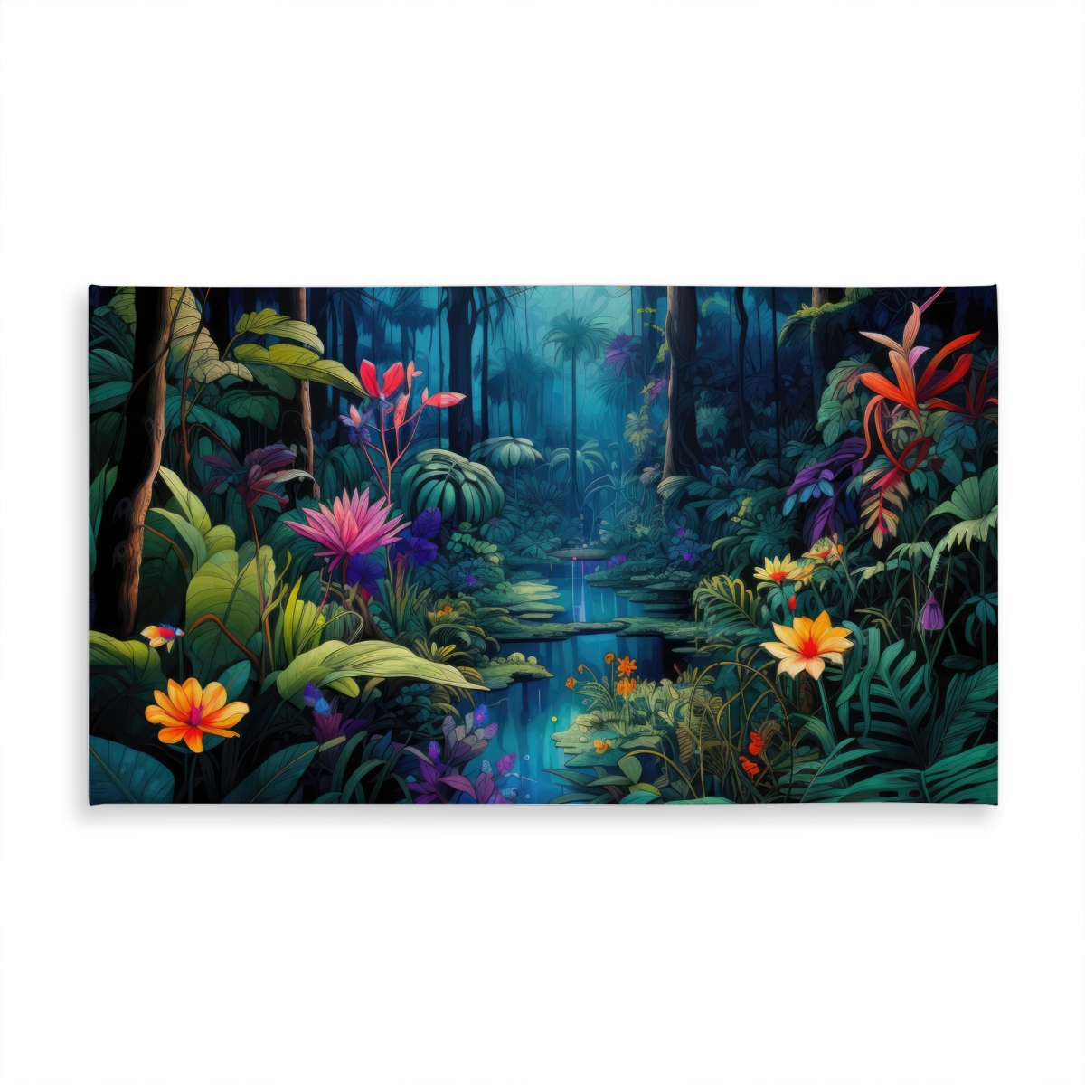 Picture of MWW C1TCLRGEL4AGI0 58 x 102 in. The Beauty of Nature - Blue Indoor Outdoor Tablecloth for Decor