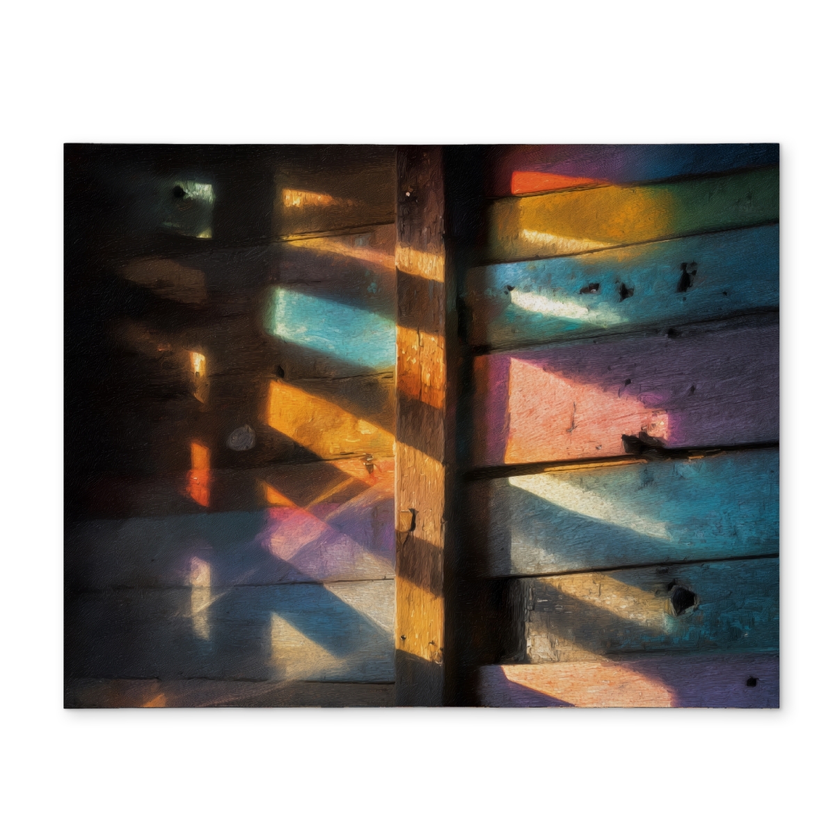 Picture of MWW CPPM14182J9LVX 14 x 18 in. Casting Rainbows Brown Polyester Placemat - Home Decor Accent