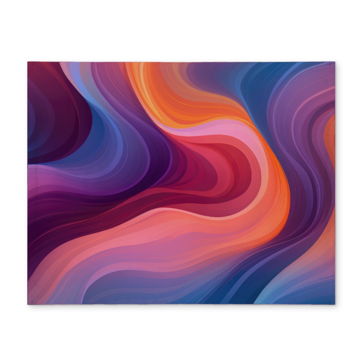 Picture of MWW CPPM1418YFD4O9 14 x 18 in. Purple Haze Orange Polyester Placemat - Home Decor Accent