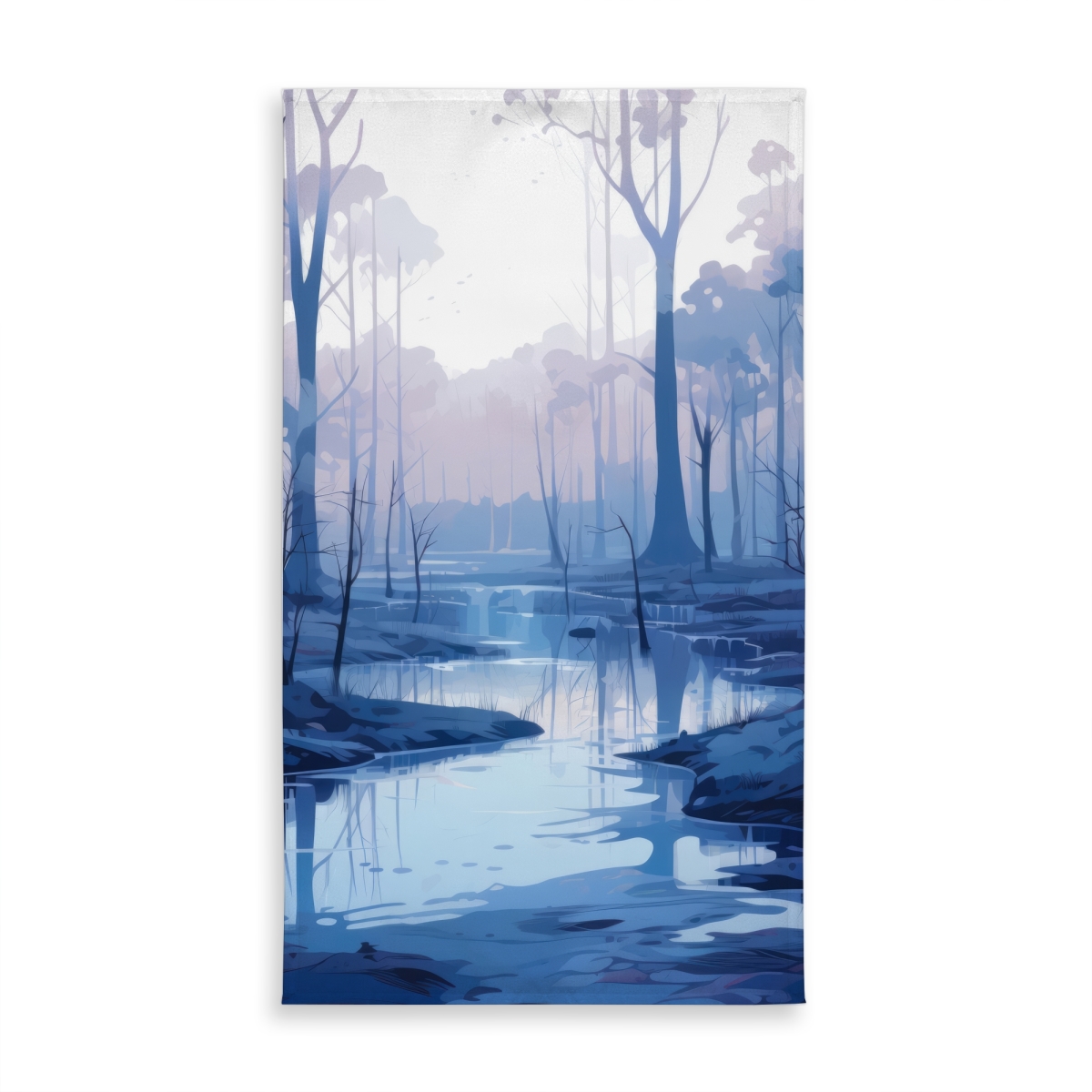 Picture of MWW C1TCLRGE88ZDSY 58 x 102 in. Cold & Muddy Blue Indoor & Outdoor Tablecloth for Home Decor