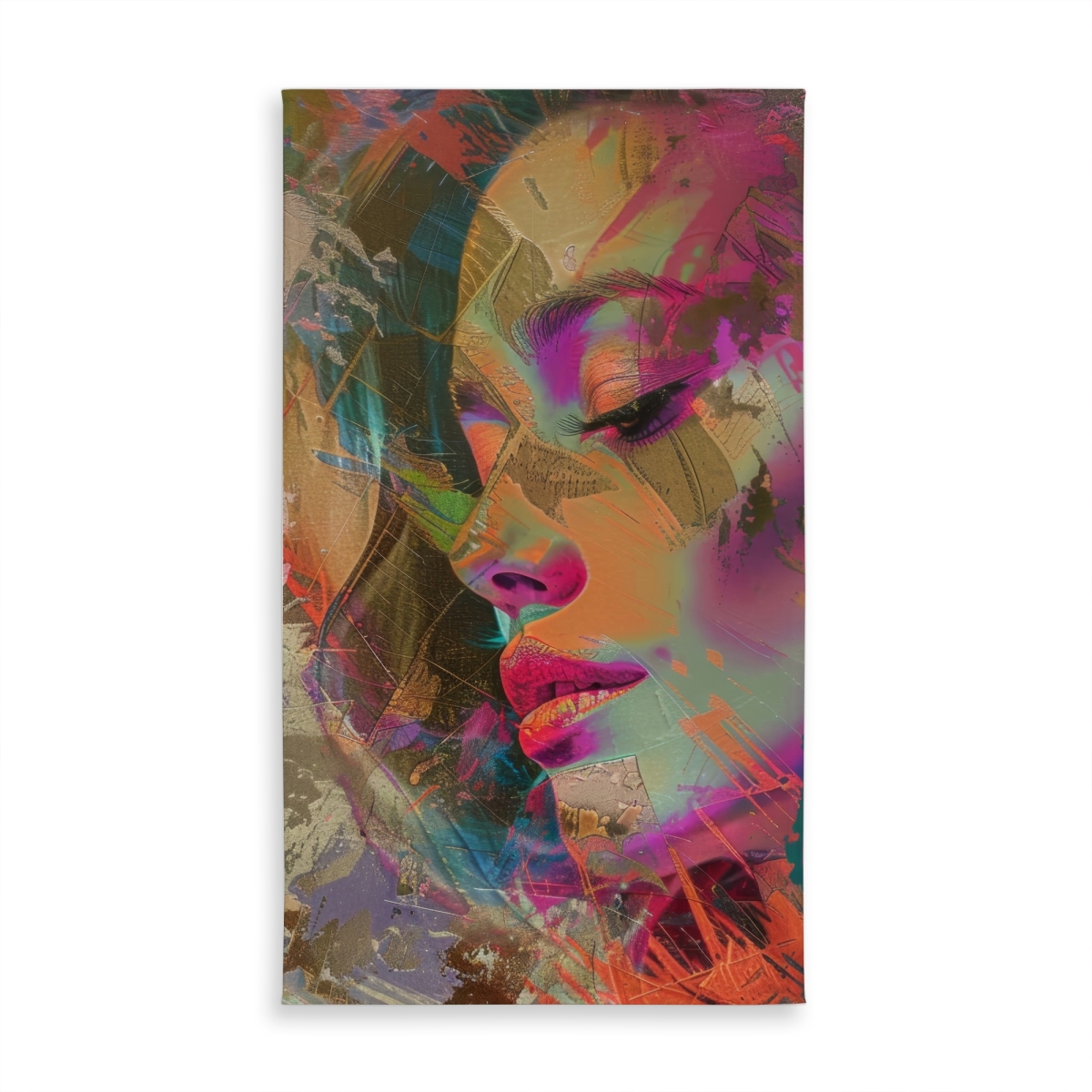 Picture of MWW C1TCLRGEGQQKTN 58 x 102 in. Grunge Look Coral Indoor & Outdoor Tablecloth for Home Decor
