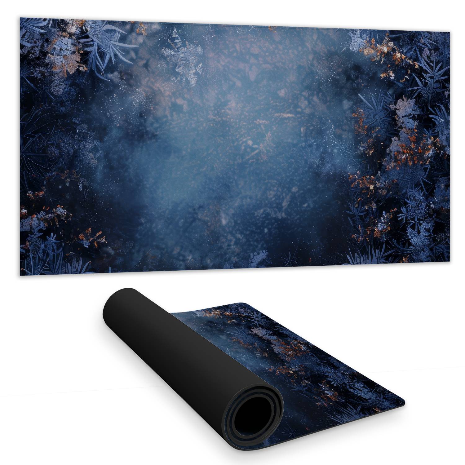C1DM1531S0NRL9 16 x 32 in. Frozen Black Desk Mat for Home Decor - Stylish & Durable