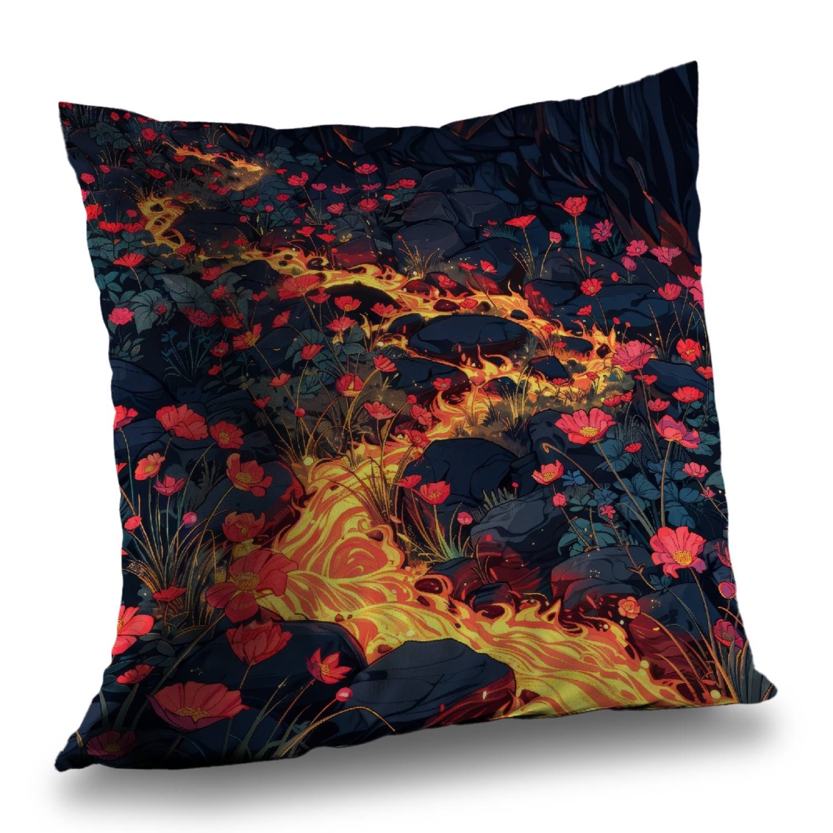 Concius Sales C1PT20201H4PBE 20 x 20 in. Dodging Nature Poly Twill Throw Pillow - Home Decor Accent - Insert Included