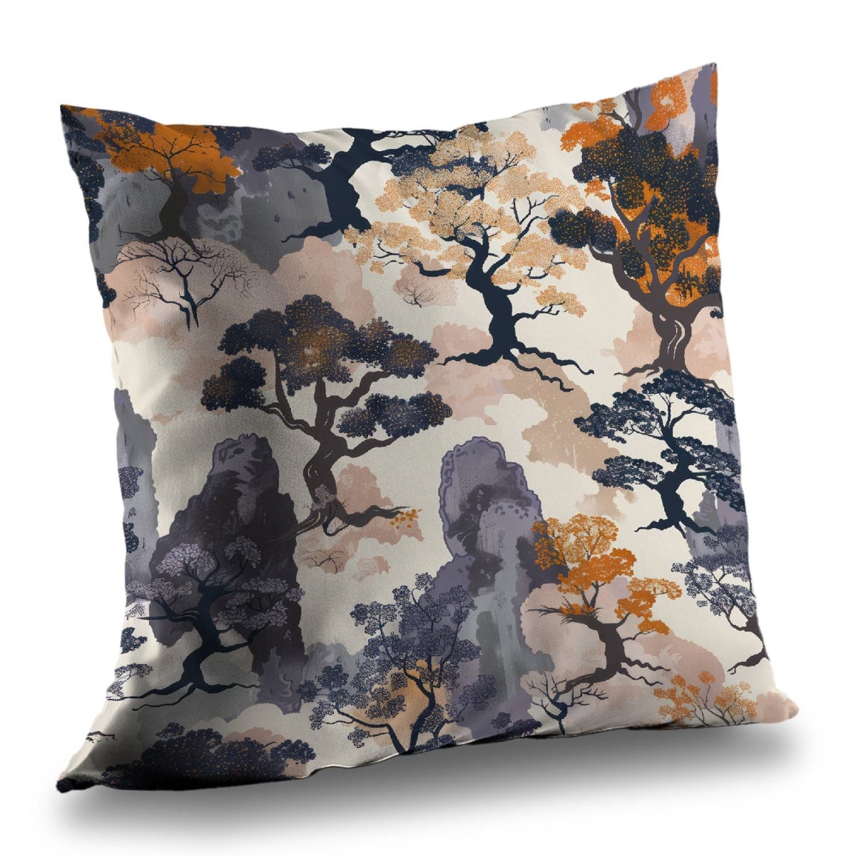 Concius Sales C1PT20202EBMHX 20 x 20 in. Voidless Poly Twill Throw Pillow - Stylish Home Decor Accent - Insert Included
