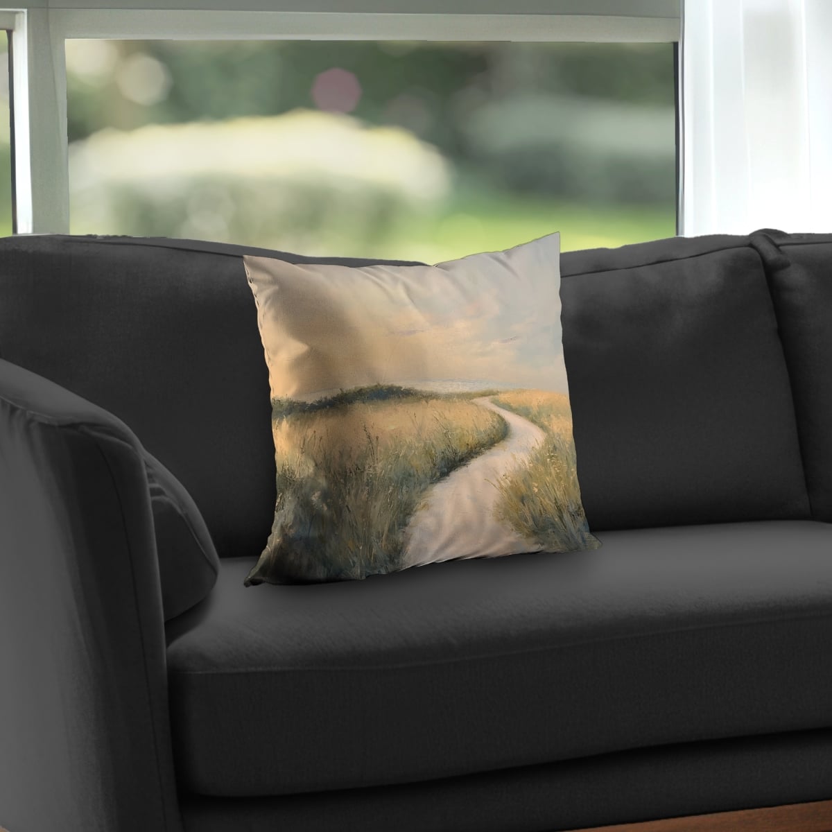 Concius Sales C1PT16164CCLCD 16 x 16 in. Soft Breeze Poly Twill Throw Pillow - Elegant Home Decor - Insert Included