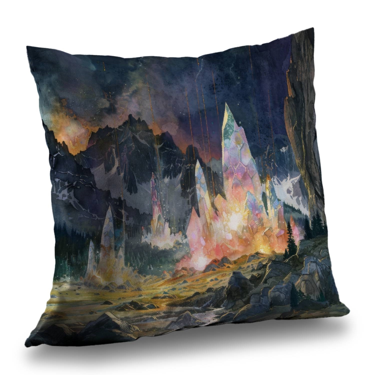 Concius Sales C1PT2020CNZIY7 20 x 20 in. Growing Strong Poly Twill Throw Pillow - Home Decor Accent - Insert Included