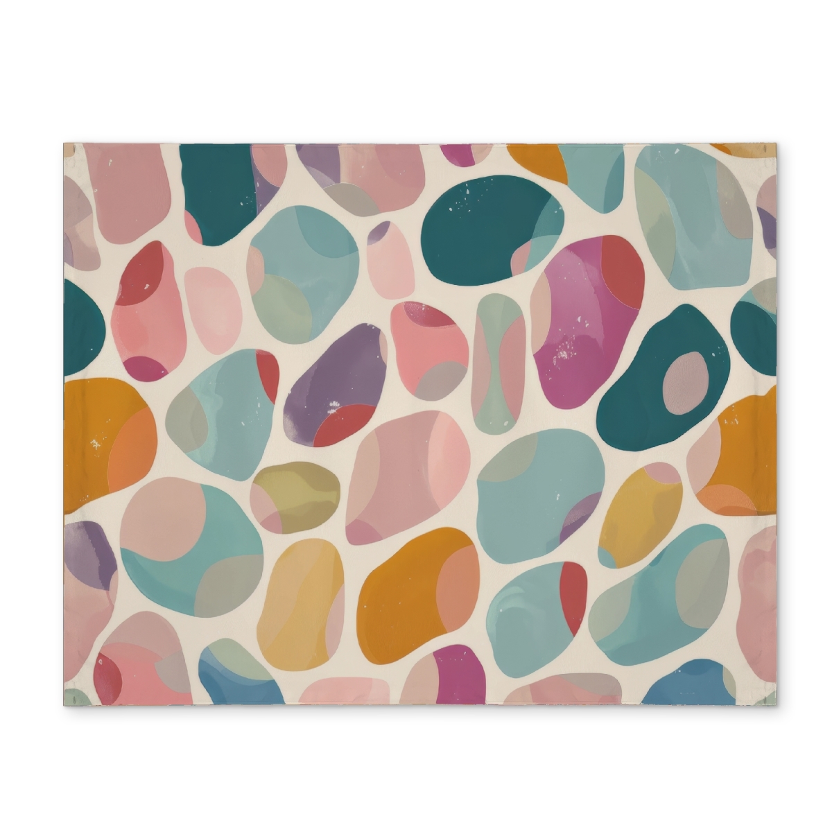 Picture of MWW CPPM1418WUVBHU 14 x 18 in. Dots & Bops Blue Polyester Placemat for Home Decor