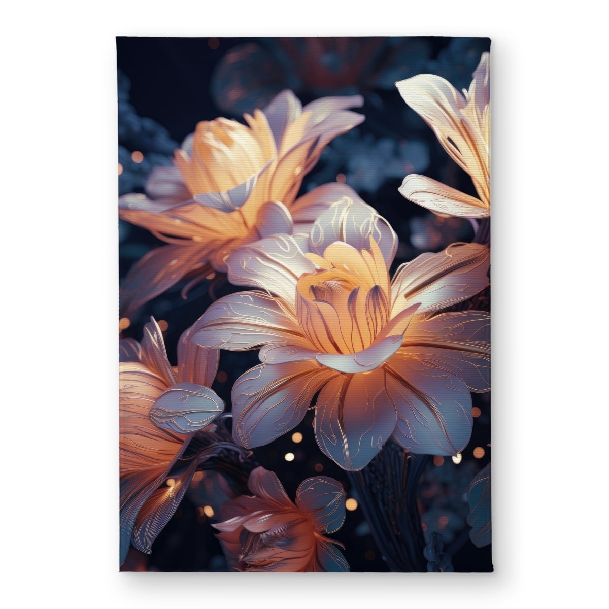 CODM1724PYY85D 17 x 24 in. Pixie Flowers Blue Indoor & Outdoor Door Mat - Home Decor