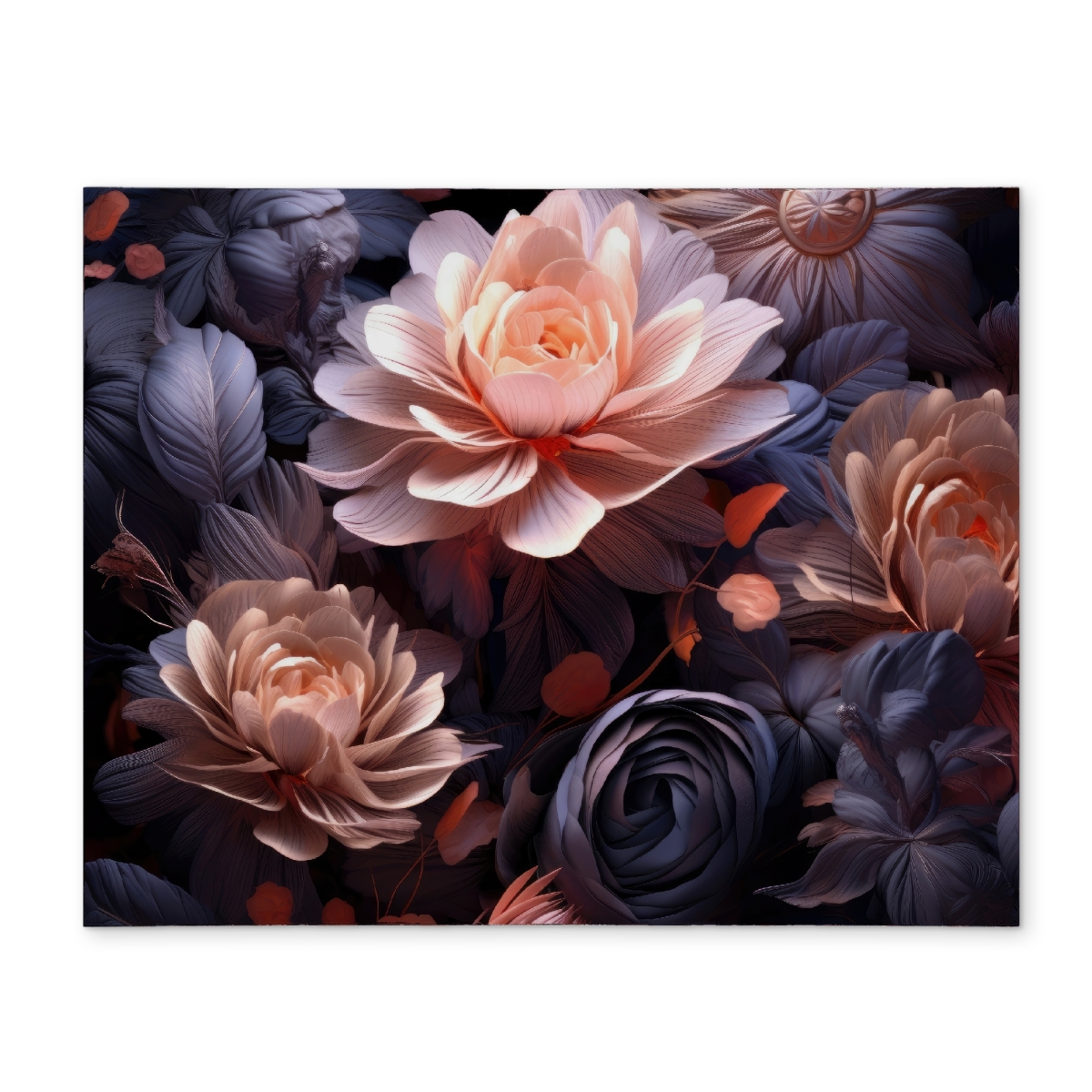 Picture of MWW CPPM1418NGCG9T 14 x 18 in. Sublime Light - Black Polyester Placemat for Home Decor