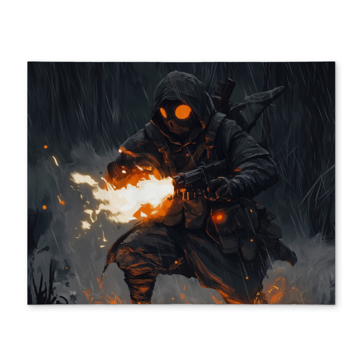Picture of MWW CPPM1418SM1IBK 14 x 18 in. Scorch Orange Polyester Placemat - Home Decor Essential