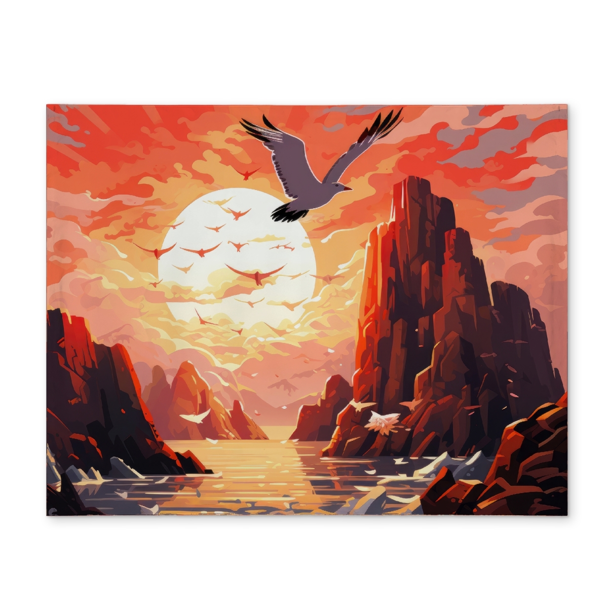 Picture of MWW CPPM1418T6K5Y9 14 x 18 in. Isles of Omen Yellow Polyester Placemat - Home Decor Essential