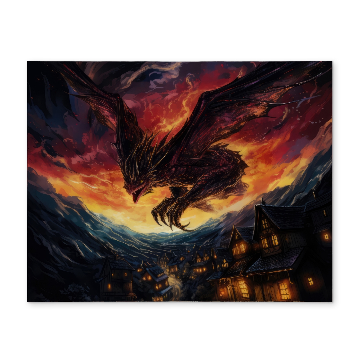 Picture of MWW CPPM1418UI9WPK 14 x 18 in. Back for Revenge - Orange Polyester Placemat for Home Decor