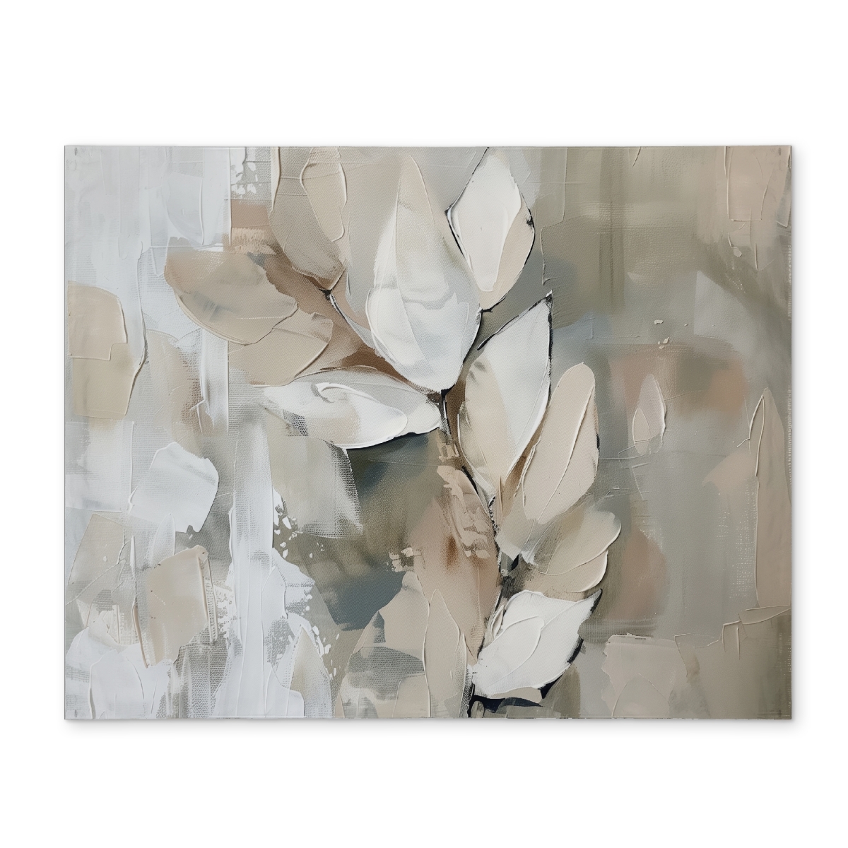 Picture of MWW CPPM1418YQ8KT8 14 x 18 in. Leaf White Polyester Placemat for Elegant Home Decor