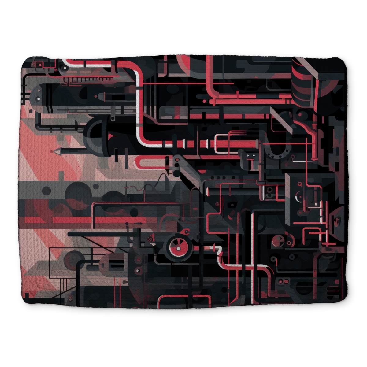 Picture of MWW CBPM1418IX7VNE 14 x 18 in. Industrial Empire White Braided Polyester Placemat - Home Decor