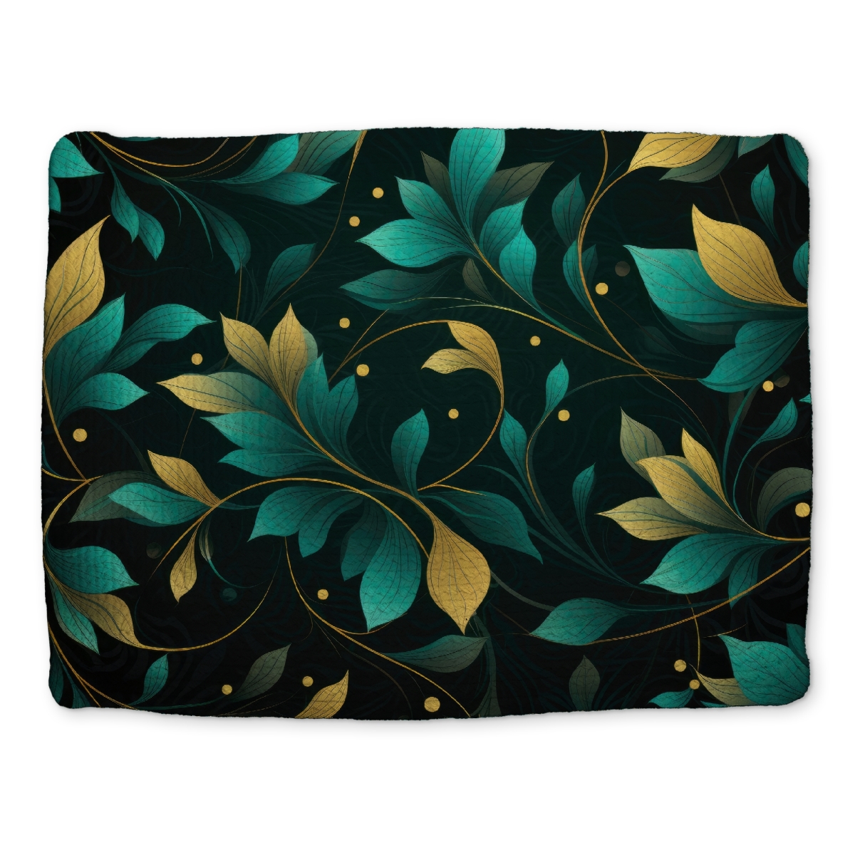 Picture of MWW CBPM1418M0D6B8 14 x 18 in. Twirling Twigs - Yellow Braided Polyester Placemat for Decor