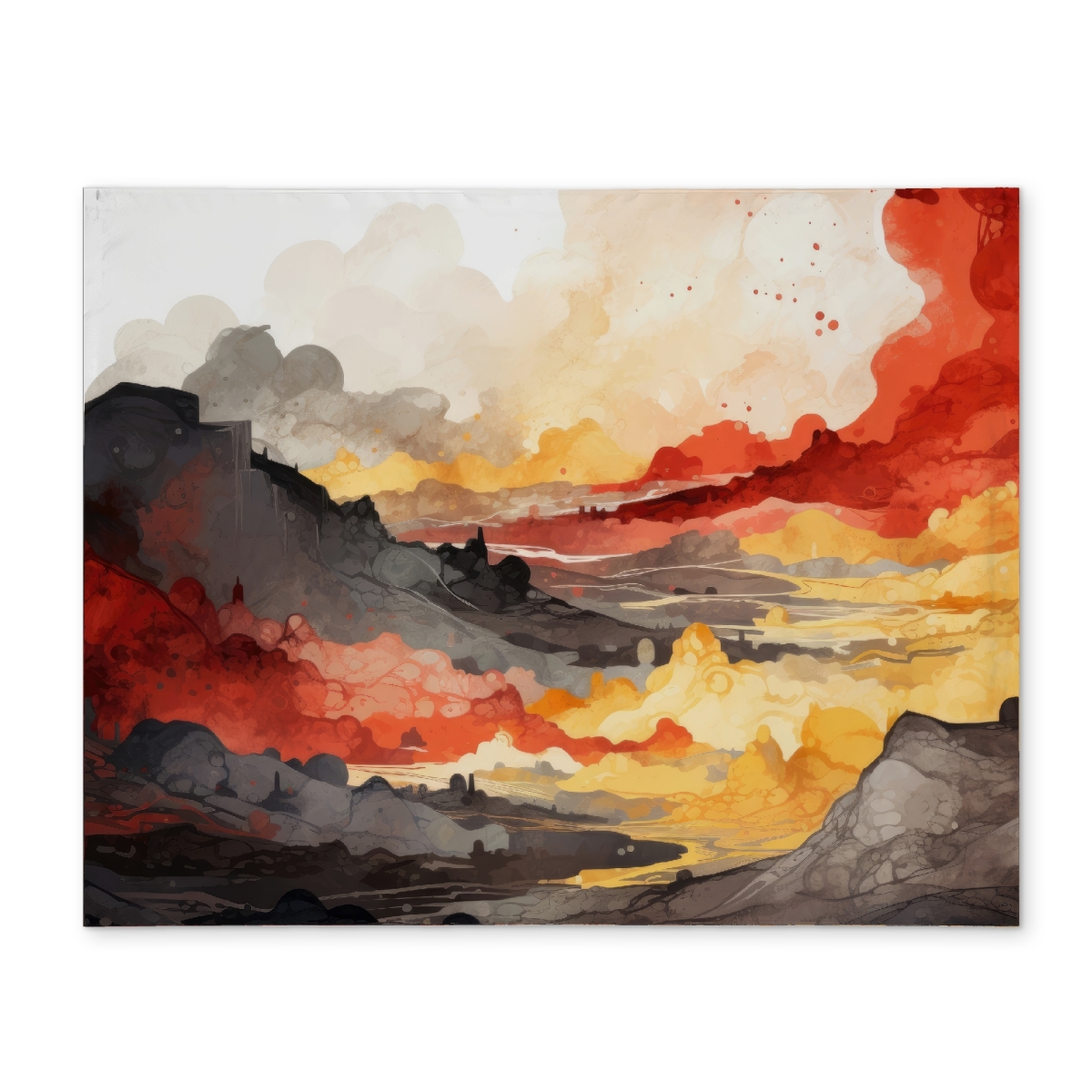 Picture of MWW CPPM1418DL35CY 14 x 18 in. Scolding Land Gray Polyester Placemat for Home Decor