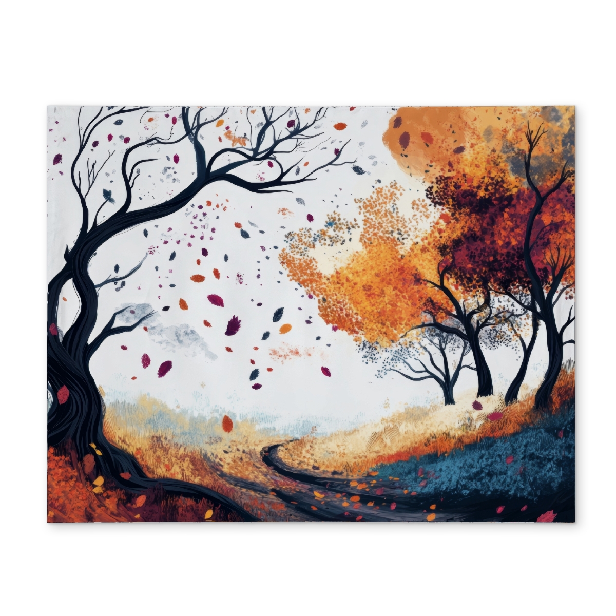 Picture of MWW CPPM1418HUX8B3 14 x 18 in. Cool Weather White Polyester Placemat for Home Decor - Stylish