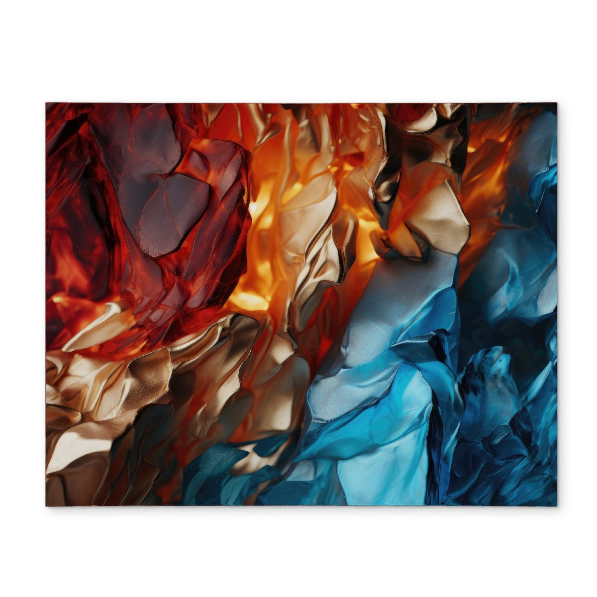 Picture of MWW CPPM1418L0R0RW 14 x 18 in. Mineral Contrast Red Polyester Placemat - Home Decor Accent