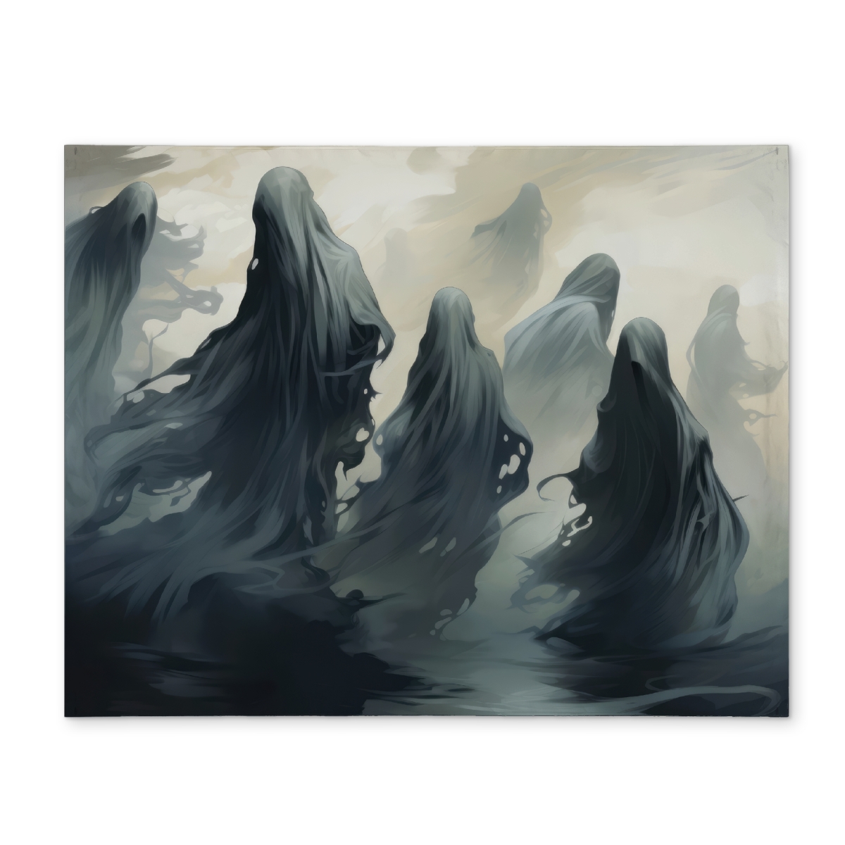Picture of MWW CPPM1418PZ0VGS 14 x 18 in. Cursed Lands - Black Polyester Placemat for Home Decor