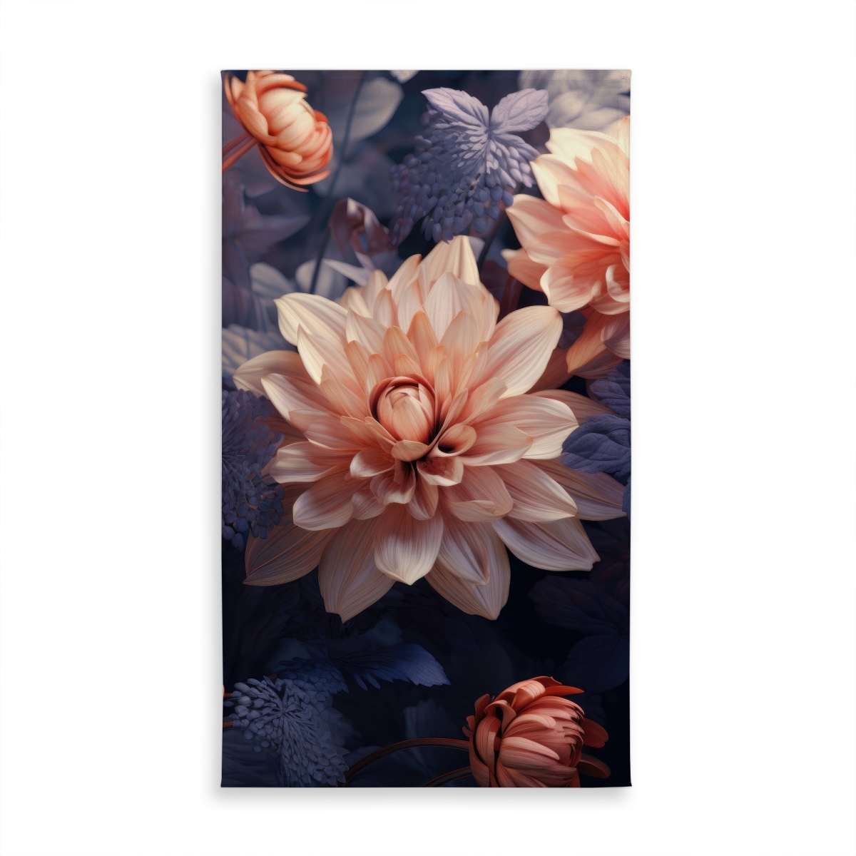 Picture of MWW C1TCLRGESI8TMH 58 x 102 in. Pink & Purple Black Indoor & Outdoor Tablecloth for Home Decor