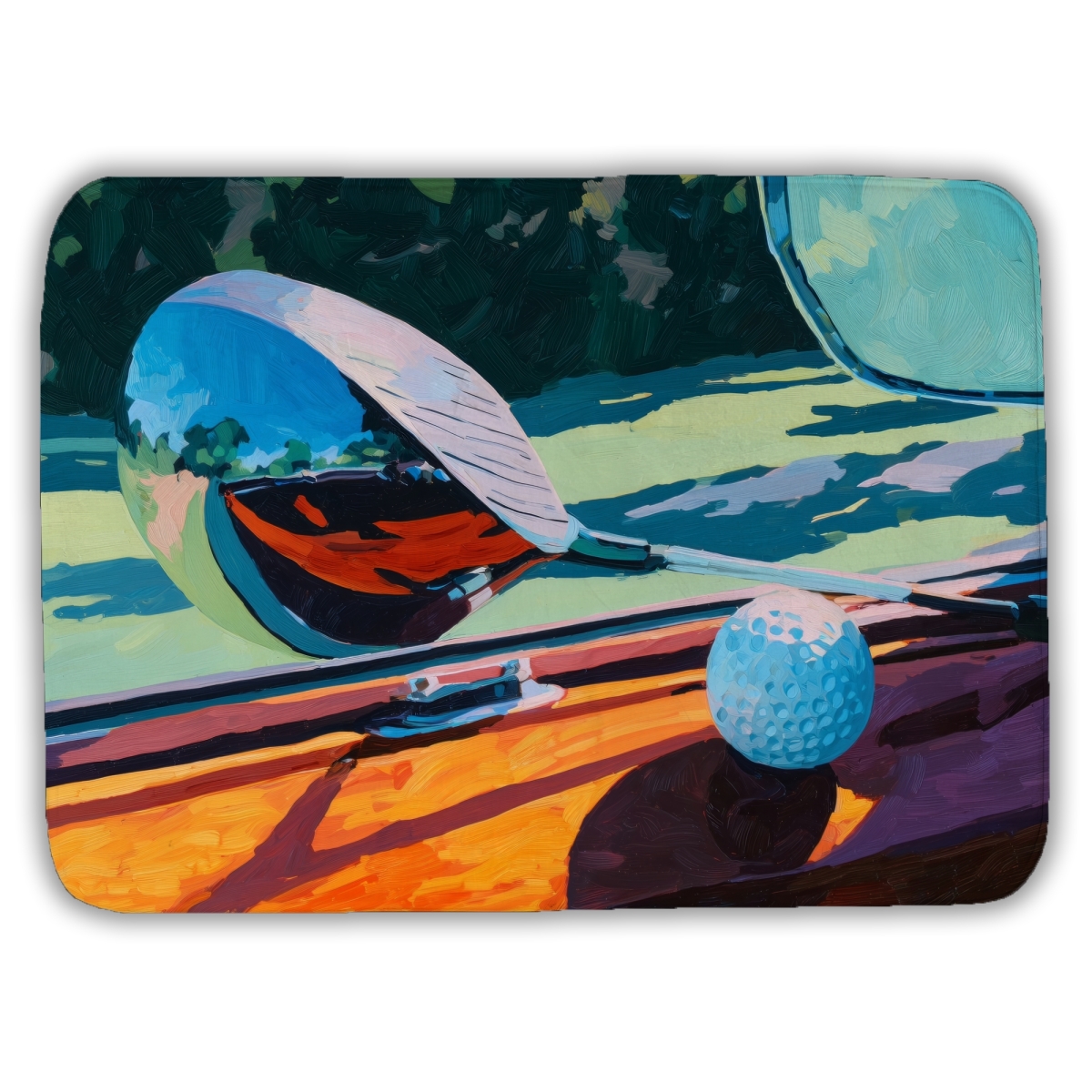 C1BM1724965G40 17 x 24 in. The Drive Bath Mat - Illustrative Object Home Decor