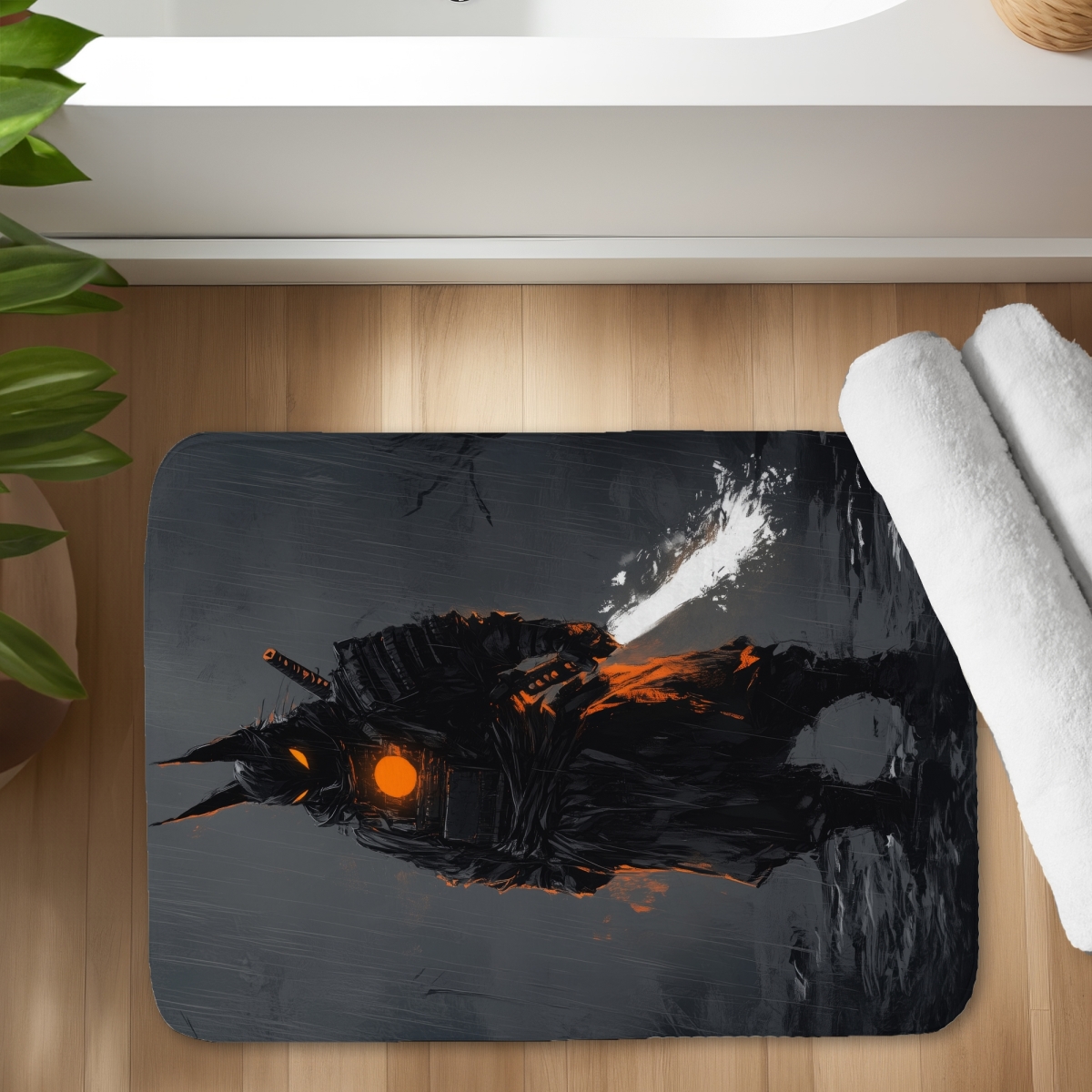 C1BM1724DTD8AV 17 x 24 in. Blazing White Bath Mat - Stylish Home Decor Essential
