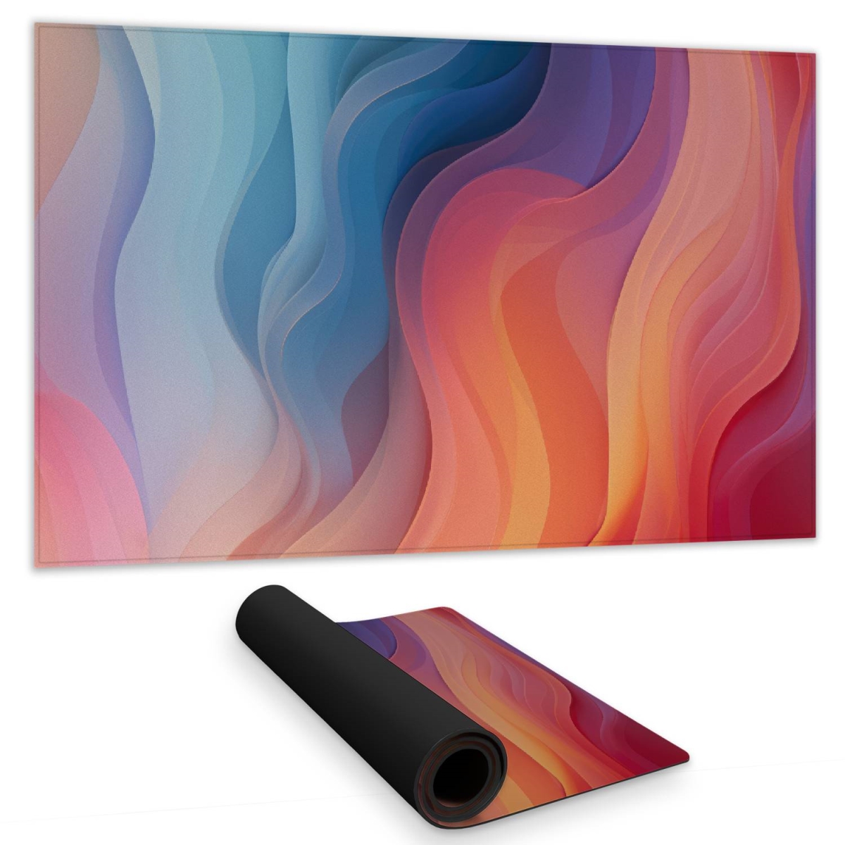 C1DM1424WYY610 14 x 24 in. Sweet Dreams Red Gaming Mat for Stylish Home Decor
