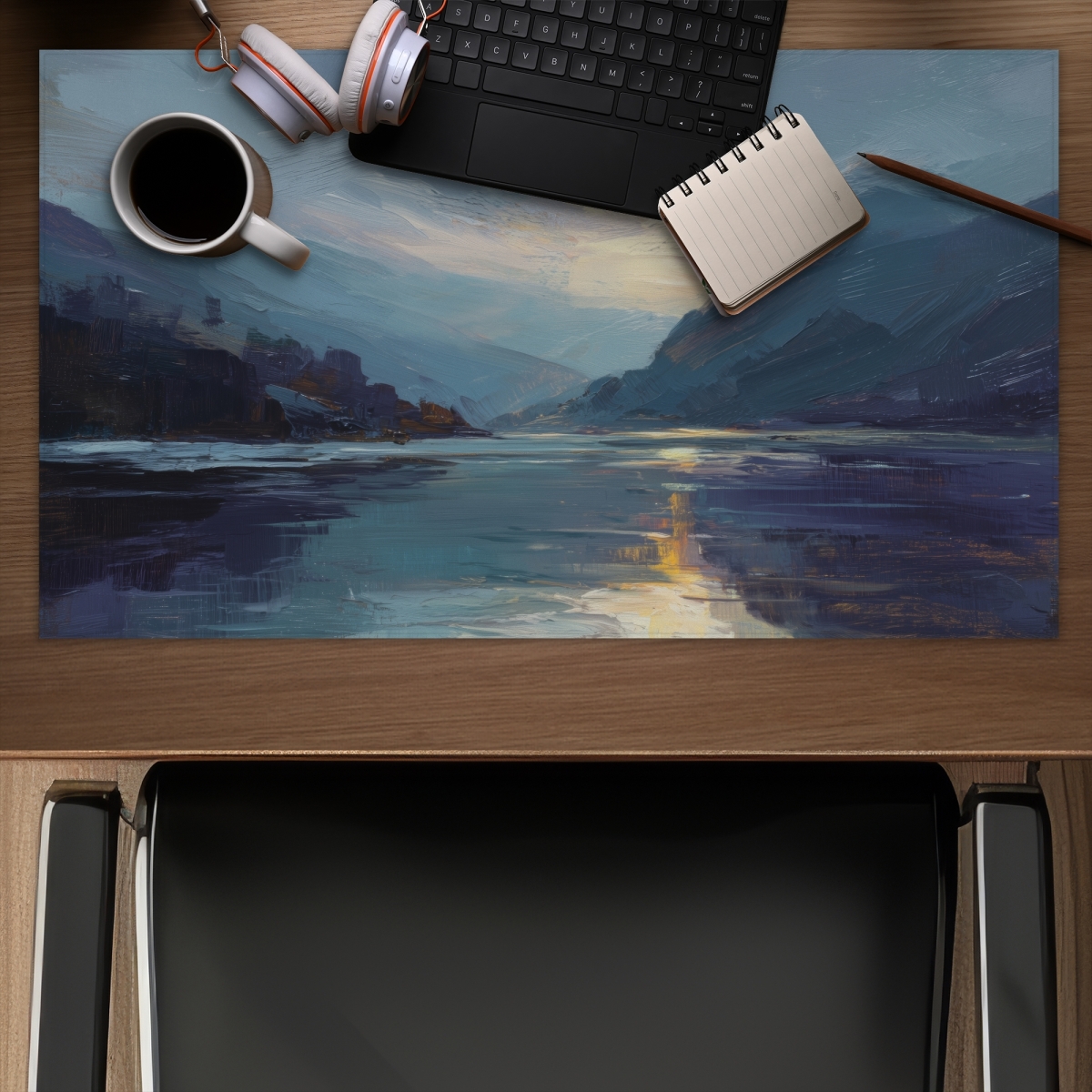 Concius Sales C1DM1424GJOZ4Q 14 x 24 in. Obscure Gaming Mat - Stylish Home Decor for Gamers