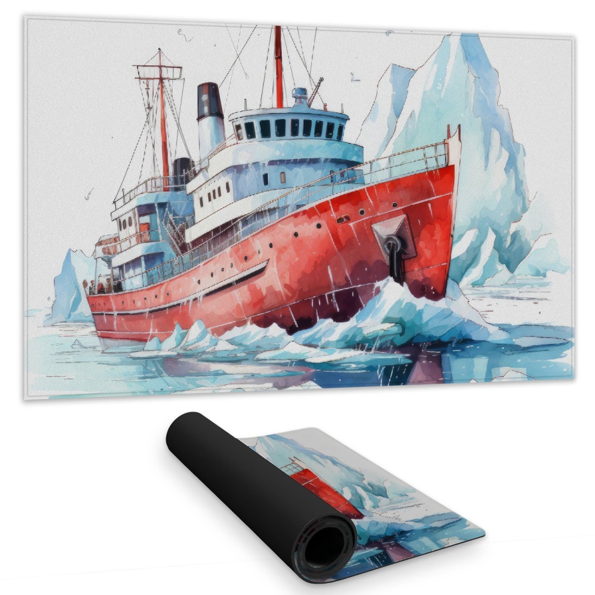 Concius Sales C1DM1424JD41LE 14 x 24 in. Breaking the Ice Gaming Mat - Stylish Home Decor Playmat