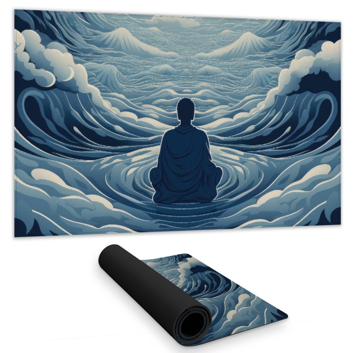Concius Sales C1DM1424WHFKME 14 x 24 in. Infinite Wisdom Gaming Mat - Stylish Home Decor Playmat