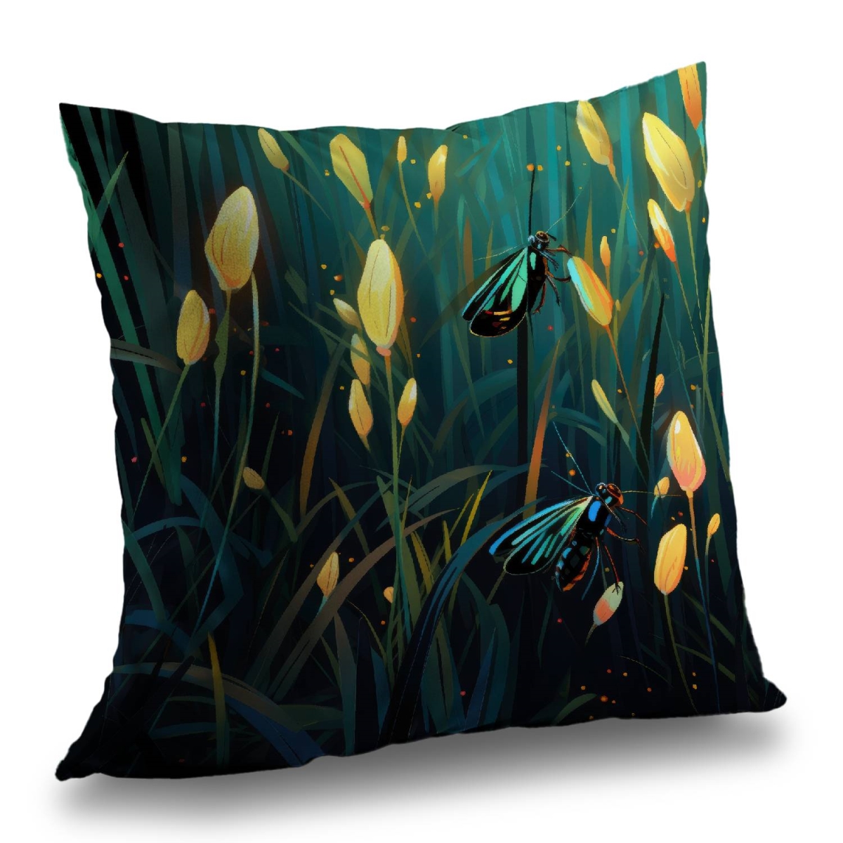 Concius Sales C1PT2020P5LD0C 20 x 20 in. Appealing Poly Twill Throw Pillow - Stylish Home Decor - Insert Included