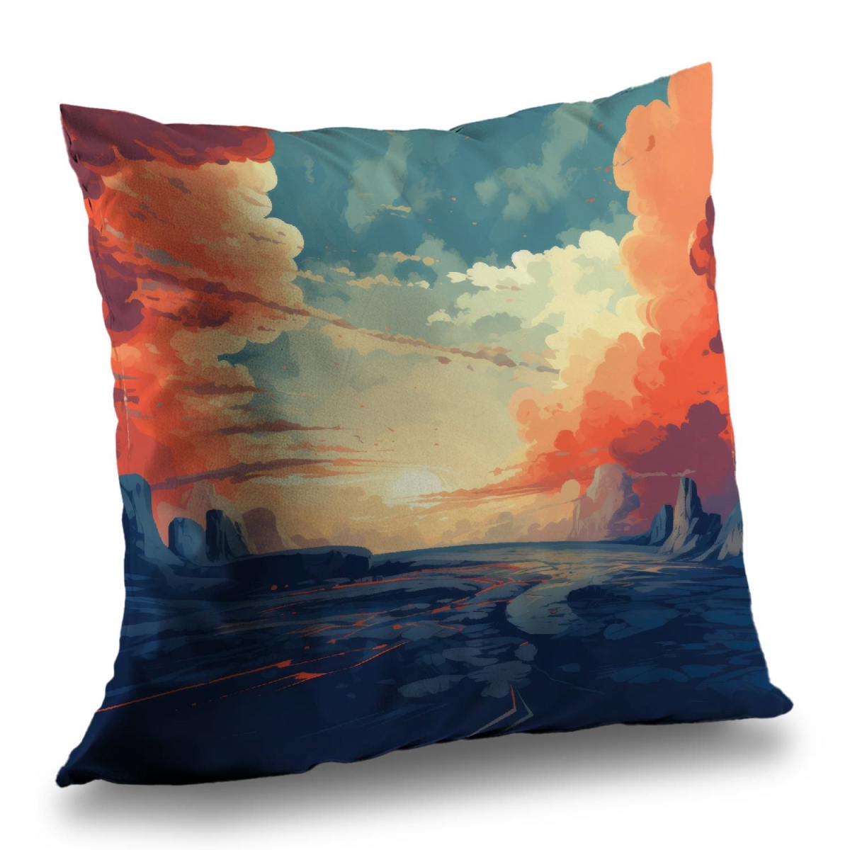 Concius Sales C1PT2626DPIEO6 26 x 26 in. Finally Light Poly Twill Throw Pillow - Elegant Home Decor - Insert Included