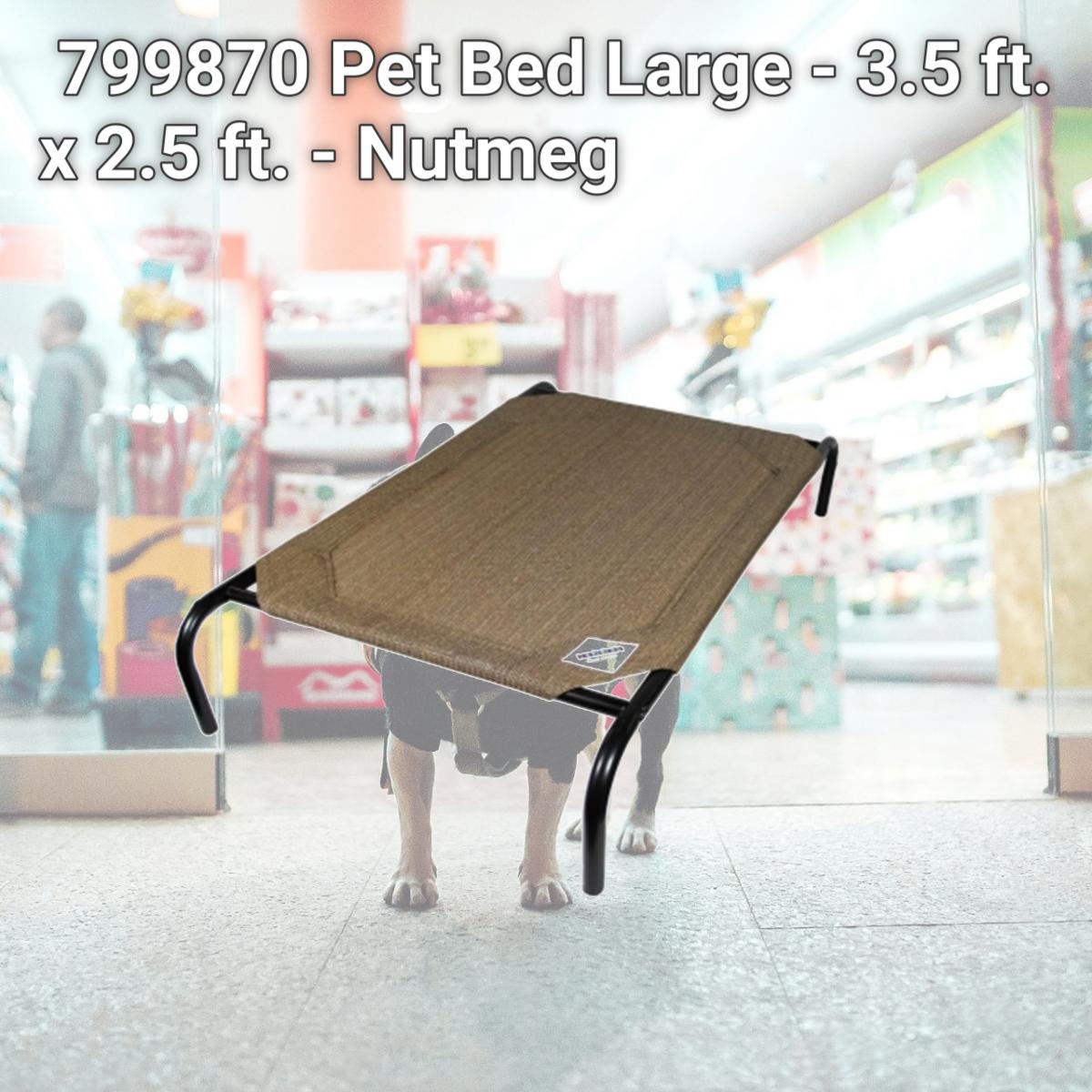 Picture of Gale Pacific 799870458959 Pet Bed Large - 3.5 ft. x 2.5 ft. - Nutmeg