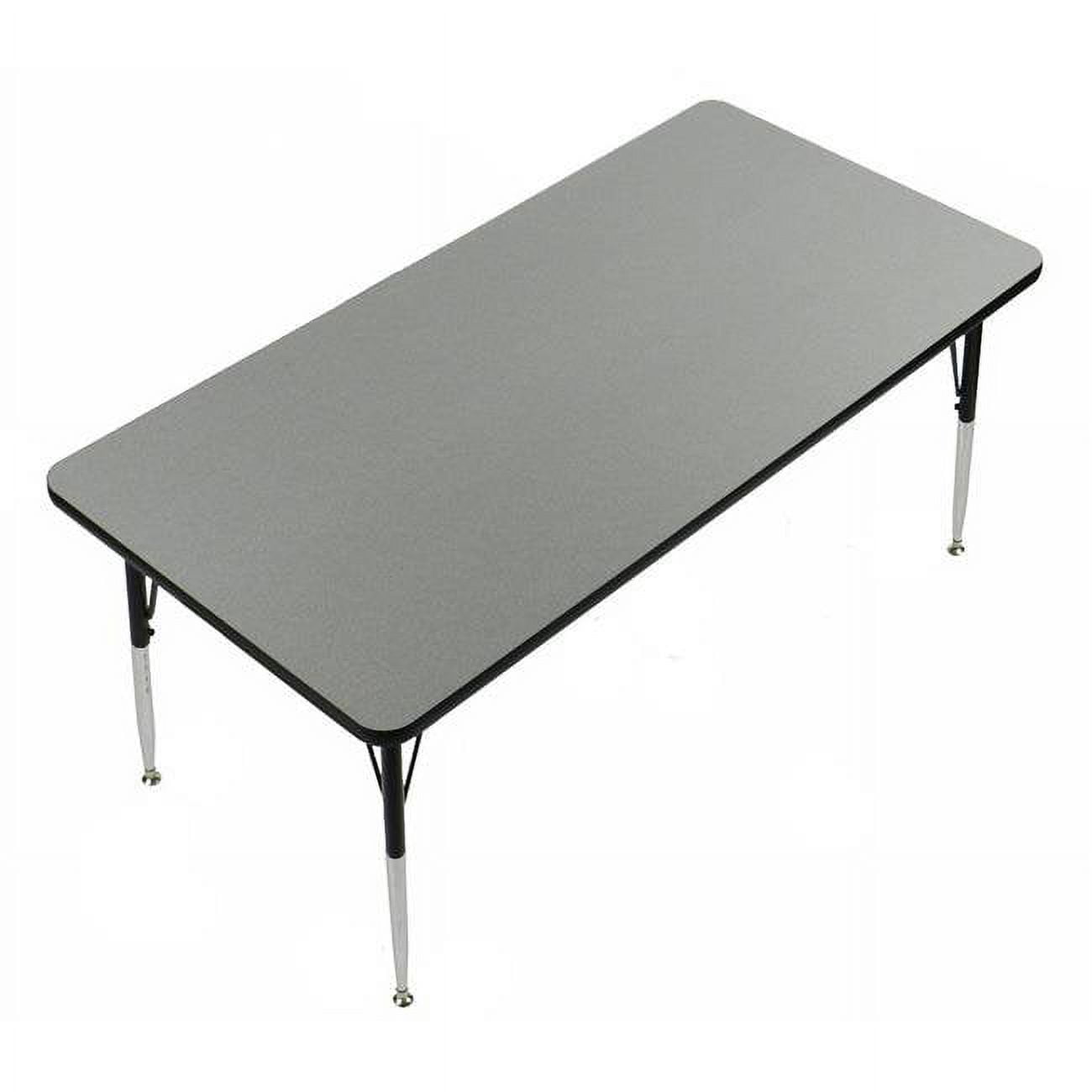 Picture of Correll A6066-HOR-55 1.25 in. High Pressure Top Horseshoe Activity Tables&#44; Montana Granite - 60 x 66 in.