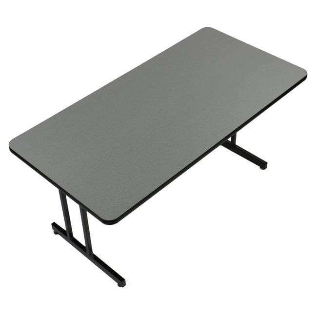 Picture of Correll CS3060TR-55 1.25 in. High Pressure Trapezoid Top Computer & Training Tables&#44; Montana Granite - 30 x 60 in.