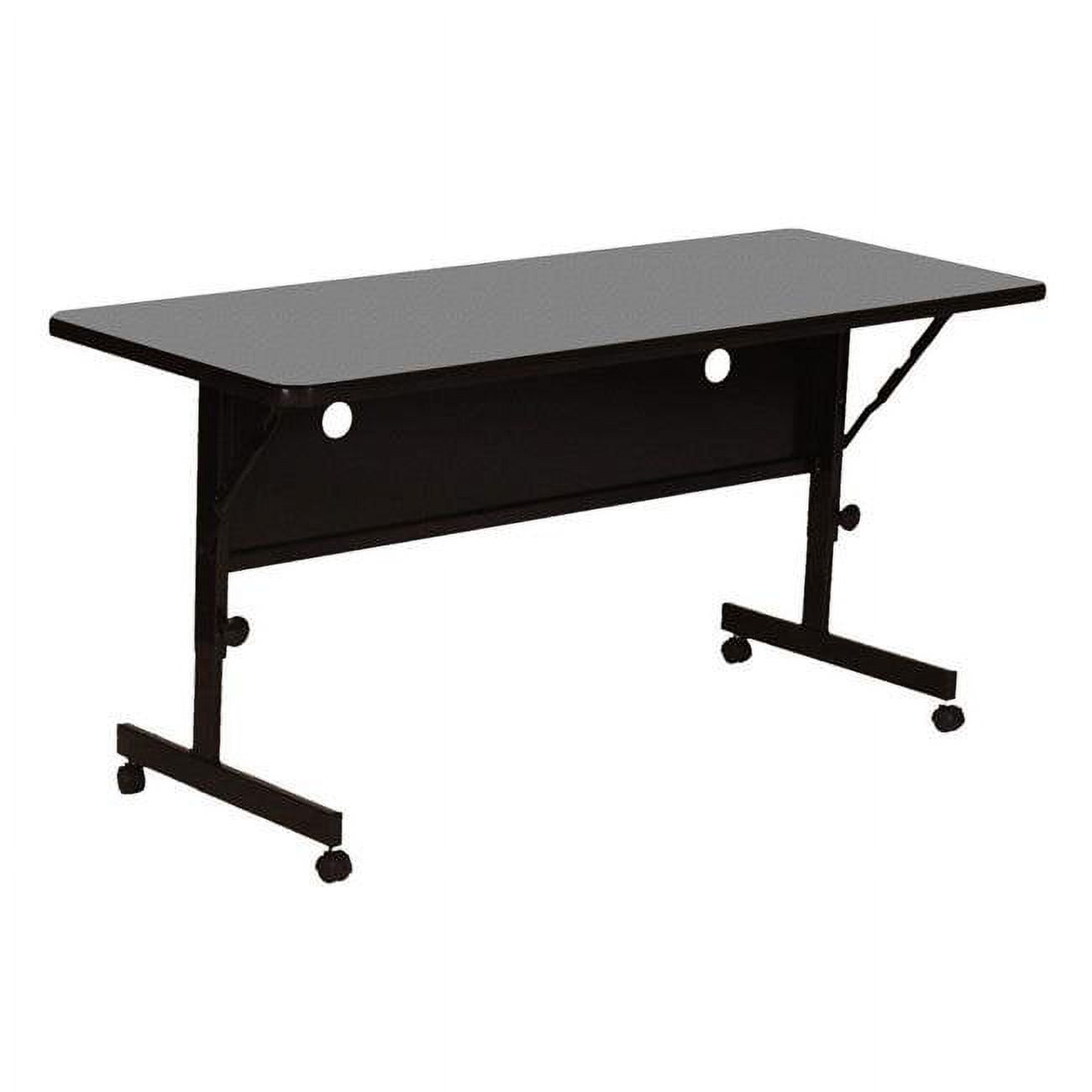 Picture of Correll FT2448HR-55 Deluxe High Pressure Rectangular Flip Top Tables&#44; Montana Granite - 24 x 48 in.