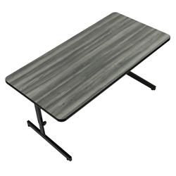 WS3072-52 1.25 in. High Pressure Rectangular Top Computer & Training Tables, New England Driftwood - 30 x 72 in.