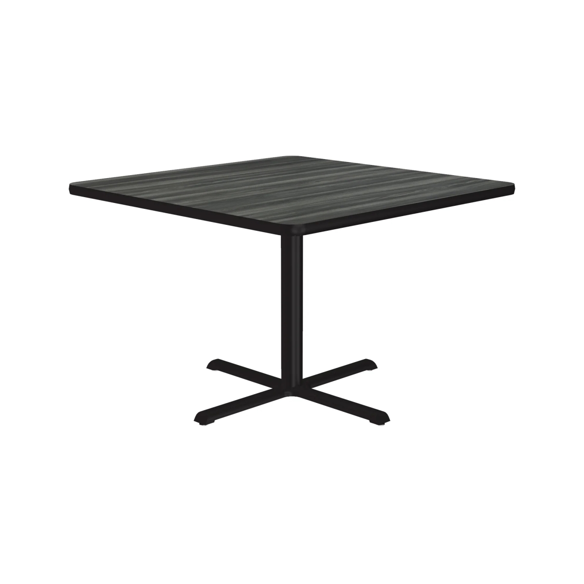 SXT36S-52-98-52 36 in. X-Base High Pressure Laminate Cafe & Breakroom Table with Stamped Steel Base -   England Driftwood - Square