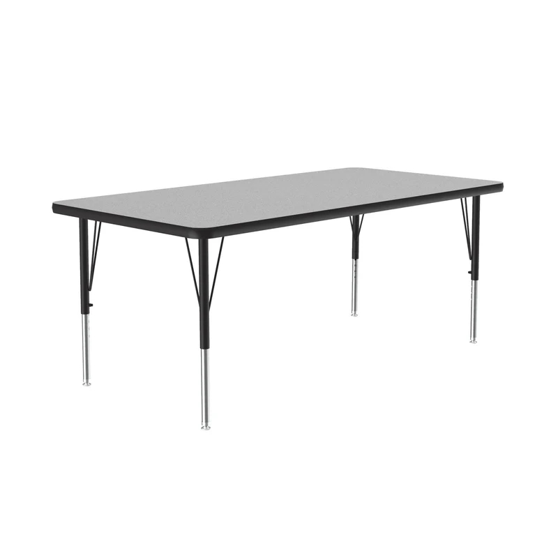 A3072-REC-15-09-45 30 x 72 in. Deluxe High-Pressure Top Activity Table - Gray Granite - Rectangle