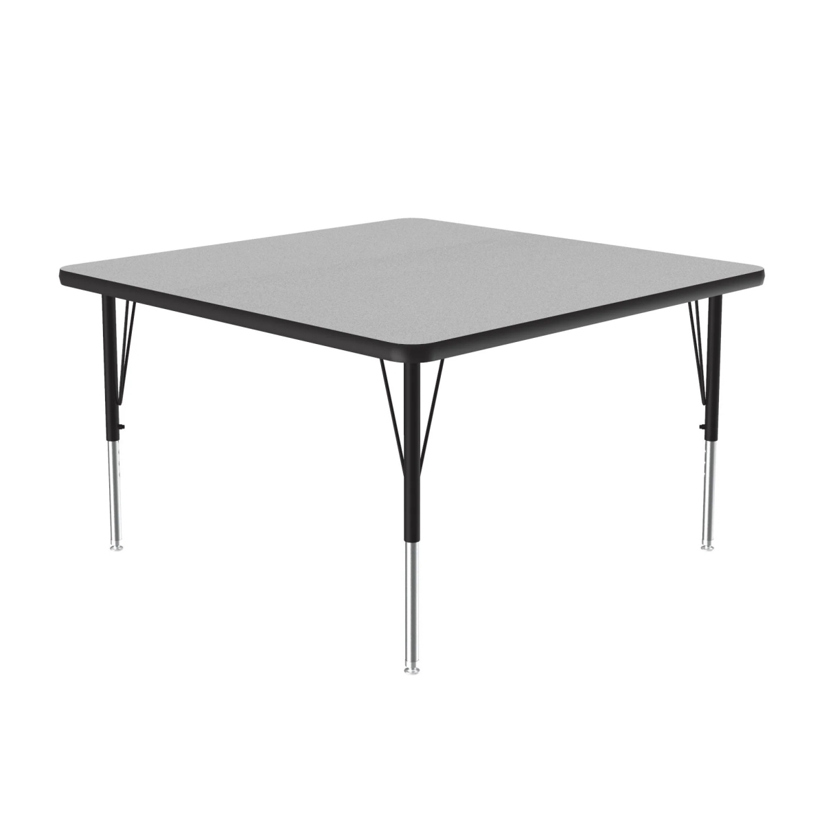 A3636-SQ-15-09-45 36 x 36 in. Deluxe High-Pressure Top Activity Table - Gray Granite - Square