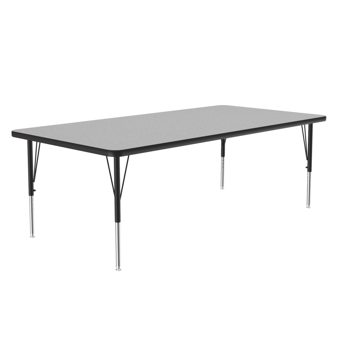 Commercial Activity Table - Gray Granite - 36 x 72 in. - Durable Design