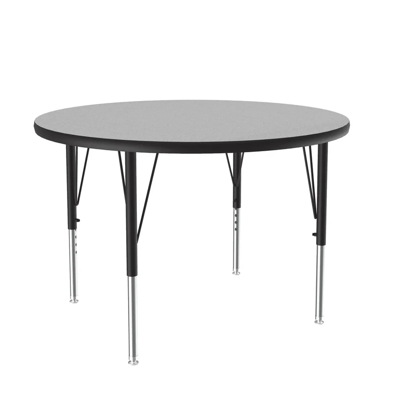 A36-RND-15-14-45 36 in. Deluxe High-Pressure Top Activity Table - Gray Granite - Round