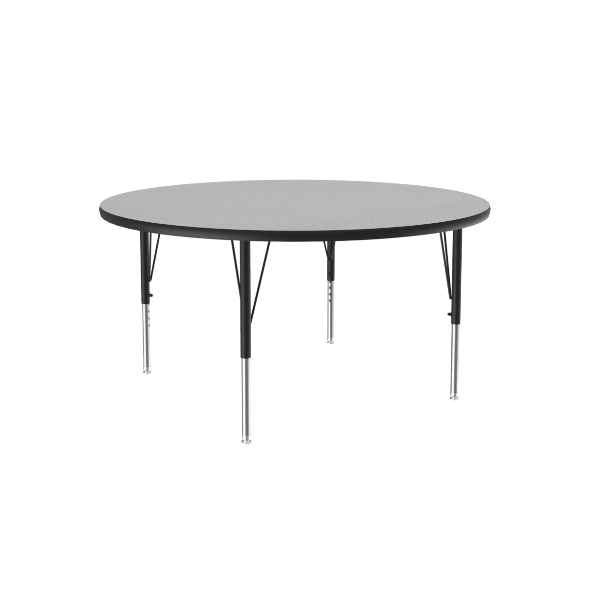 A42TF-RND-15-09-45 42 in. Commercial Thermal Fused Laminate Top Activity Table - Gray Granite - Round