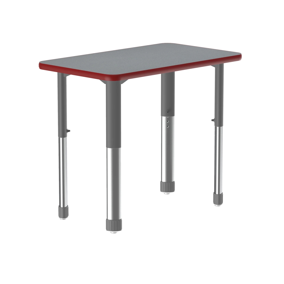 AD3420-REC-15-13-45 34 x 20 in. High Pressure Laminate Top Collaborative Desk - Gray Granite - Rectangle