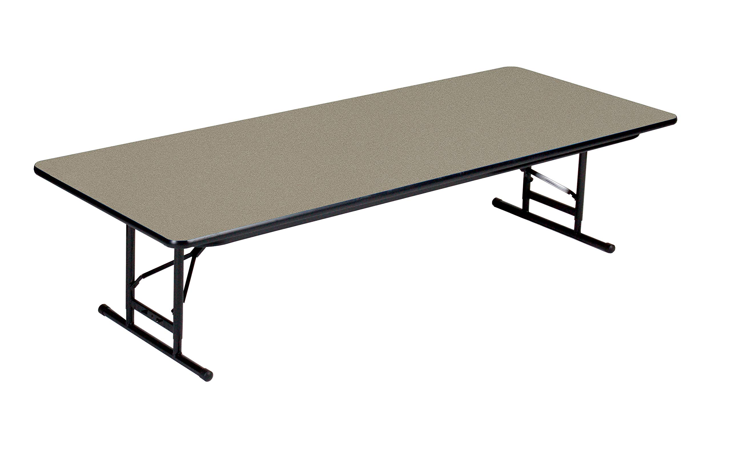 CFA3696PXS-54 0.75 in. Deluxe High Pressure Rectangular Top Folding Tables, Savannah Sand - 36 x 96 in.